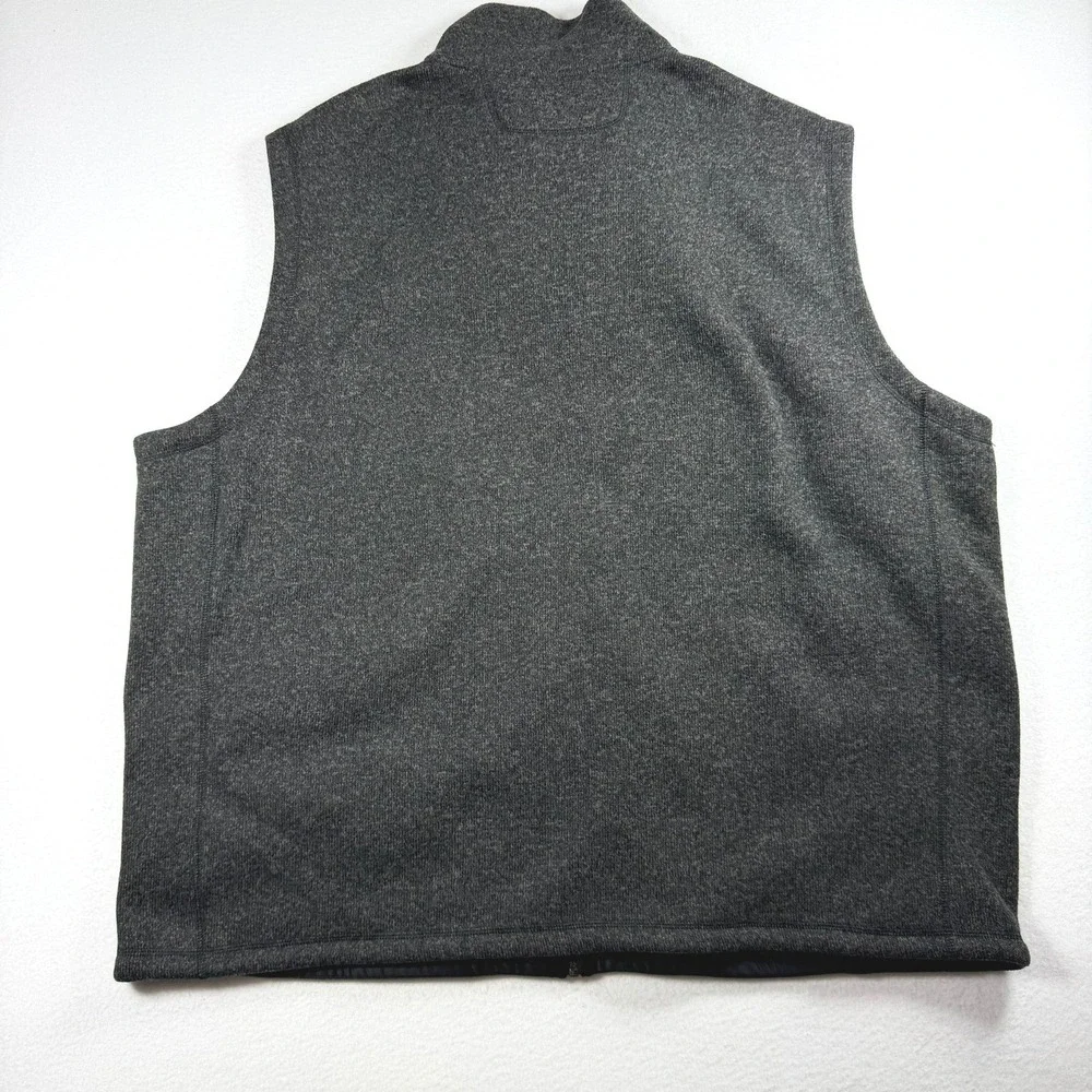 Polo Ralph Lauren Mens Gray Sweater Fleece Full Zip Vest Big & Tall 3XB 3TG